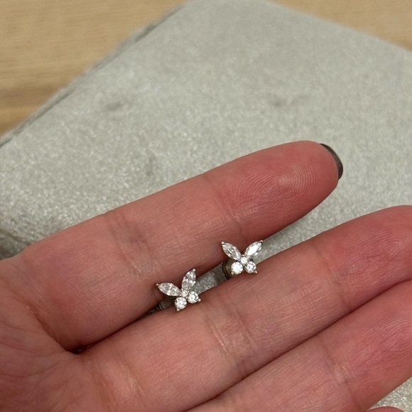 APM Monaco BUTTERFLY STUD EARRINGS - Picture 5 of 7